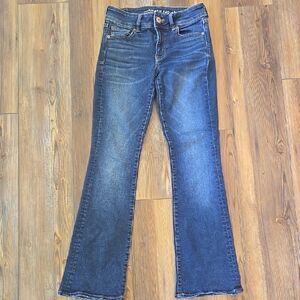 American Eagle Kick Boot Super Stretch Jeans Size 4 Regular